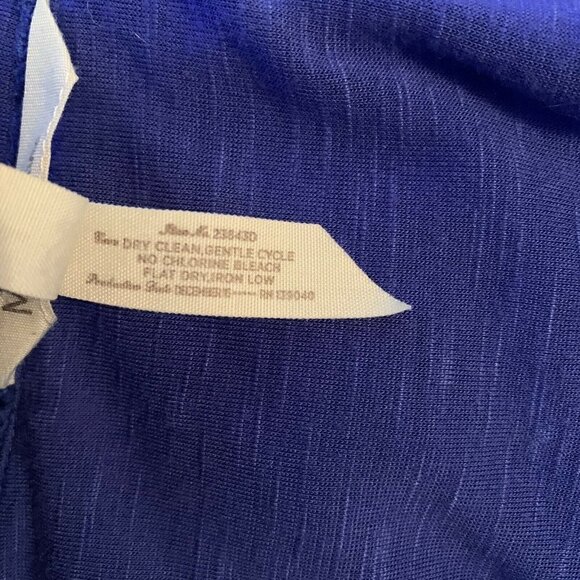 Matilda Jane Blue Solid Sleeveless Pleated Dress - Picture 6 of 6